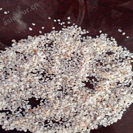 石英砂生产厂家       星源0.5-1mm喷砂除锈石英砂