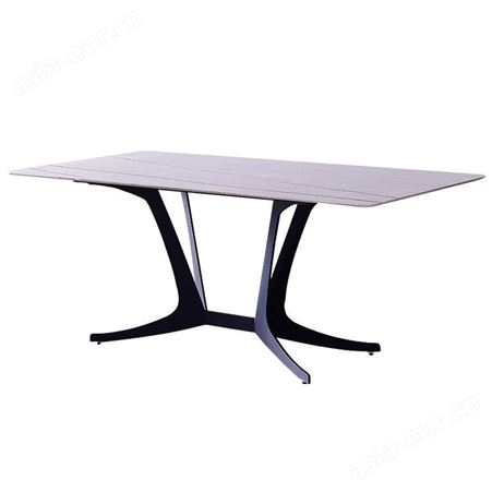 鼎富DF003岩板餐桌椅 小户型家用岩板餐桌椅批发厂家