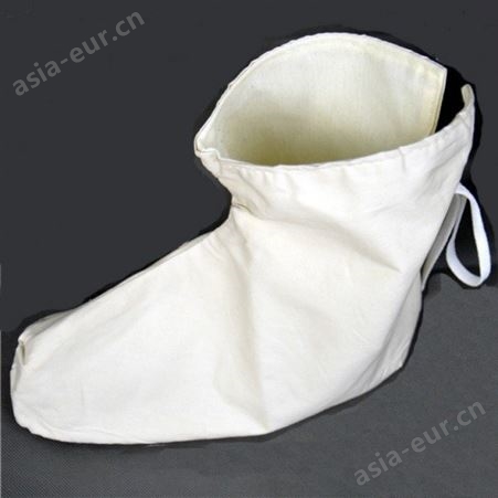 白布袜子低筒批发走量雨鞋雨靴 白棉布双层矿工袜子低筒保暖脚套劳保防护袜