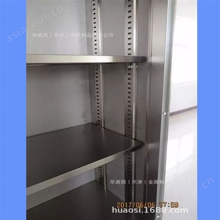 天津不锈钢置物柜生产厂家 定制实验室用不锈钢储物柜_工厂用不锈钢储存柜--华奥西