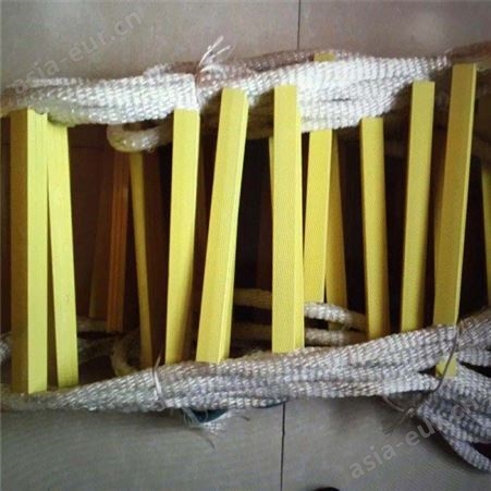 泰州三金训练软梯 包芯钢丝绳软梯 应急救援软梯装备