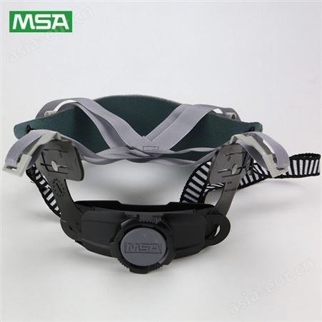 MSA/梅思安 V-Gards标准型 吸汗带下颌带工地工程安全帽