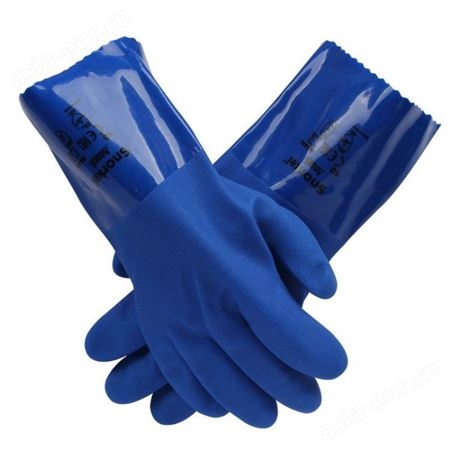 ansell/安思尔4-644 高级PVC防化防油耐腐蚀工作手套