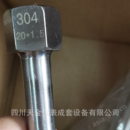 现货供应不锈钢高压压力表表弯φ14X2 M20X1.5 外丝4分
