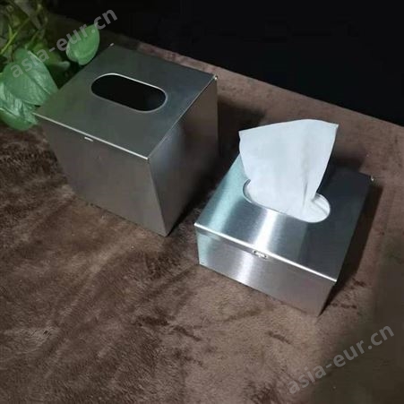 304方形不锈钢纸巾盒包边设计防水防生锈 金属质感设计简约酒店 北京