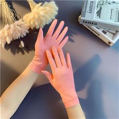 时尚防晒手套 防紫外线触屏手套 多颜色可选 夏季短款手套